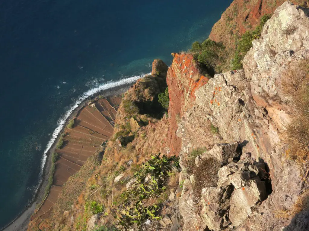 Blick vom Cabo Girão auf Madeira