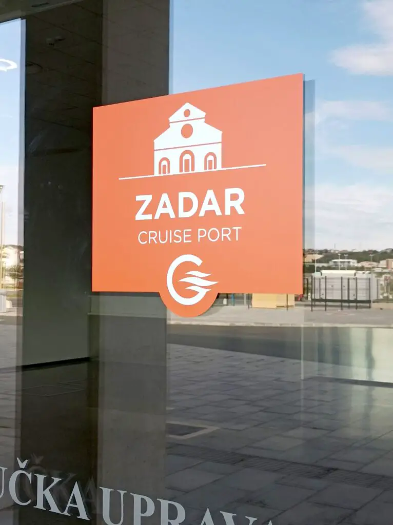 Zadar Cruise Port Kreuzfahrt Hafen Terminal in Kroatien