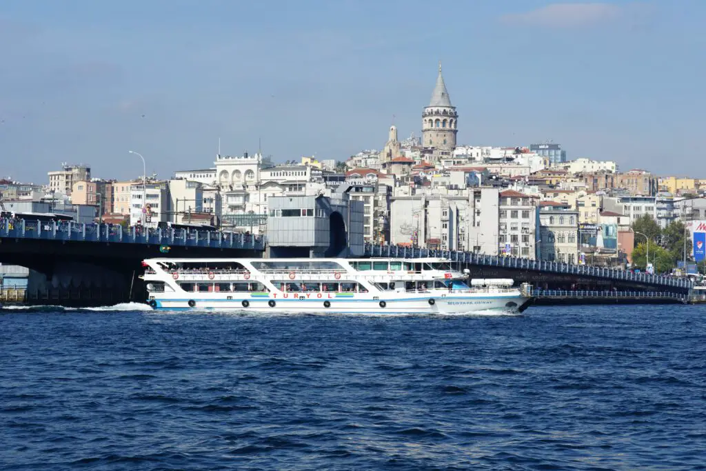 Blick auf den Bosporus in Istanbul