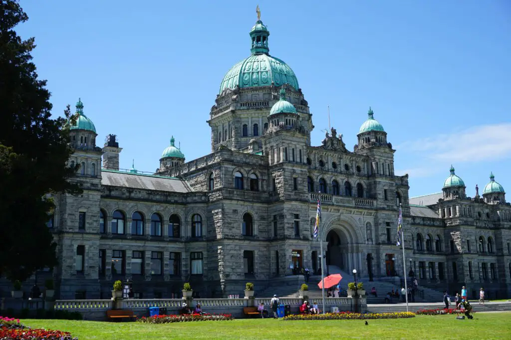 Legislative Assembly of British Columbia in Victoria auf Vancouver Island