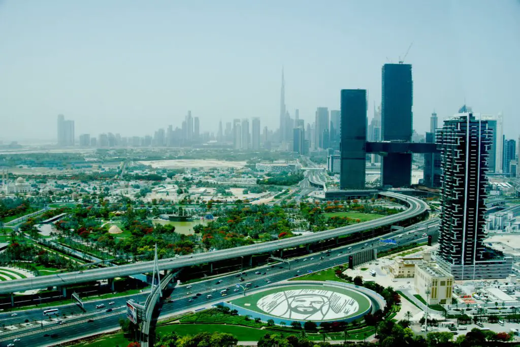Aussicht vom Dubai Frame