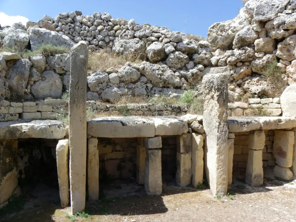 Ggantija Tempel auf der zu Malta gehörenden Insel Gozo