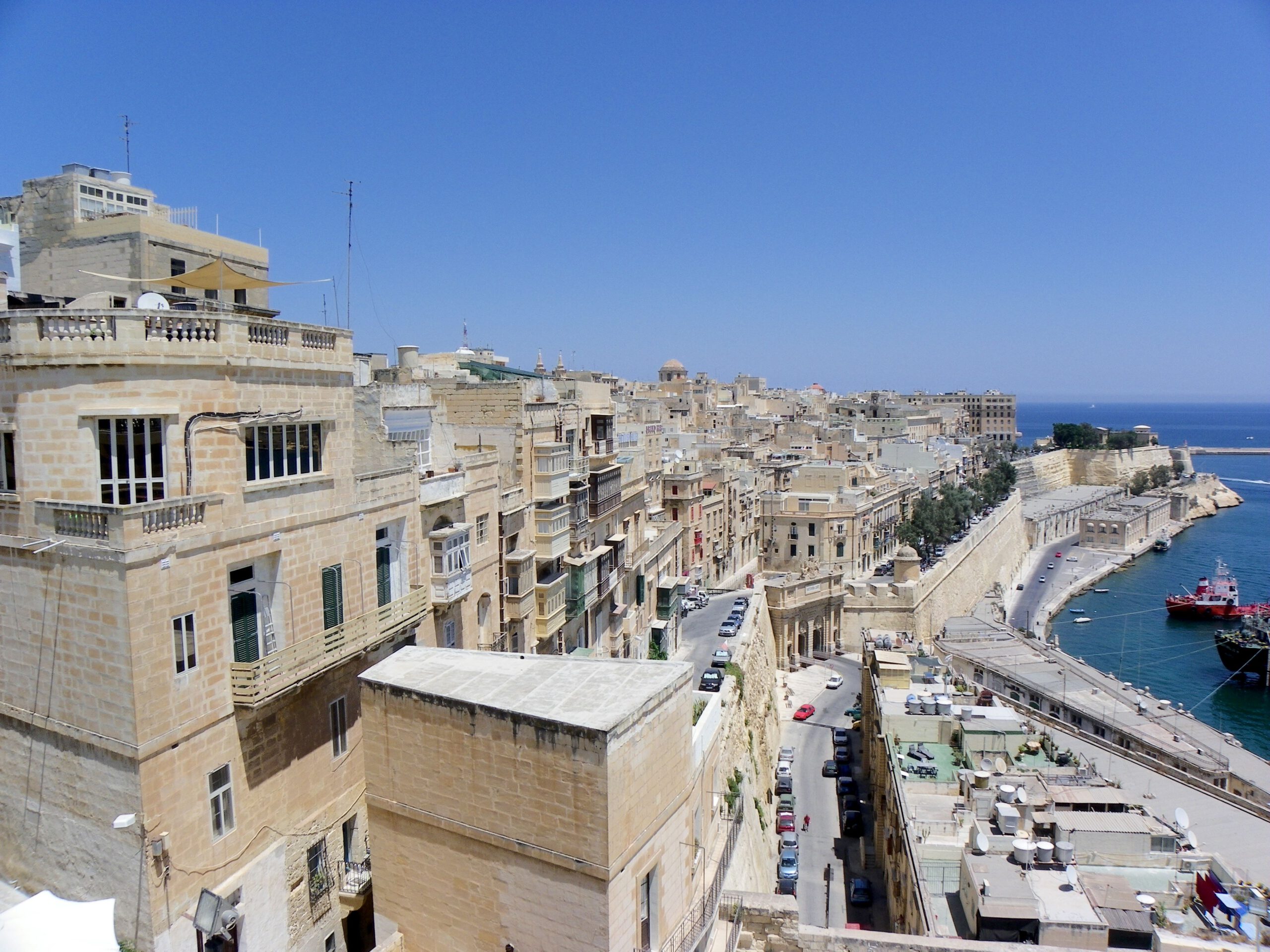 Aussicht auf Valletta auf Malta