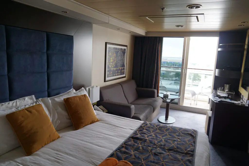 Balkonkabine auf dem Kreuzfahrtschiff MSC Divina
