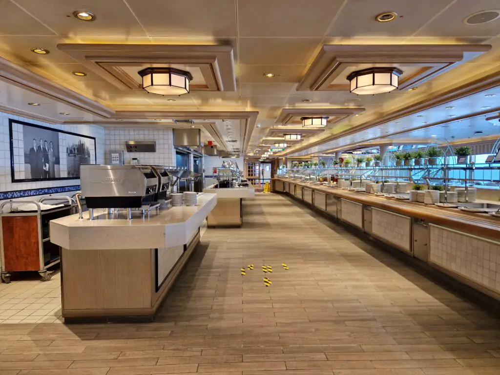 Buffet Restaurant auf der Queen Victoria von Cunard