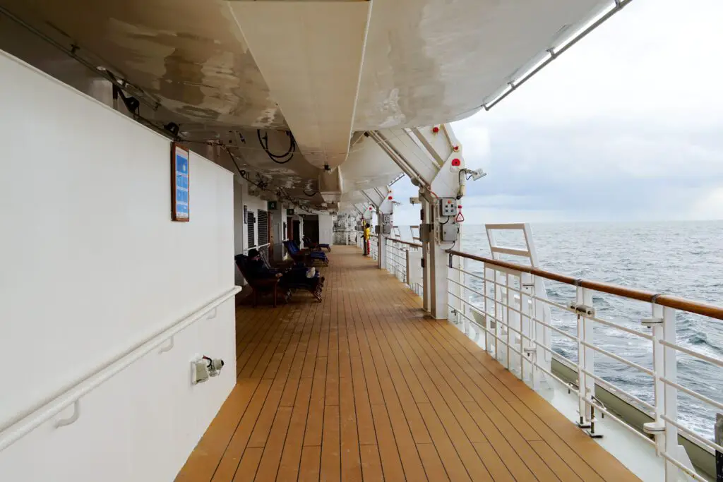 Außendeck Cunard Queen Victoria