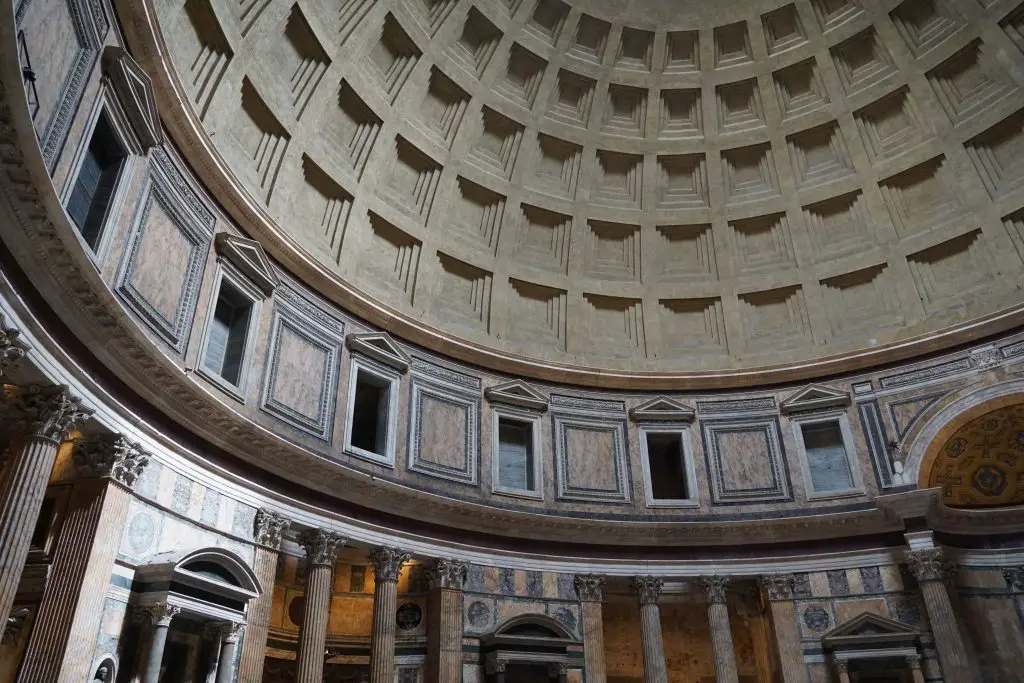 Kuppel im Pantheon in Rom