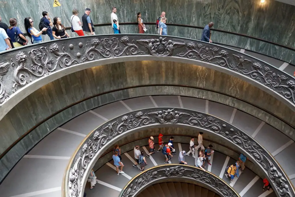 Spiraltreppe in den Vatikanischen Museen