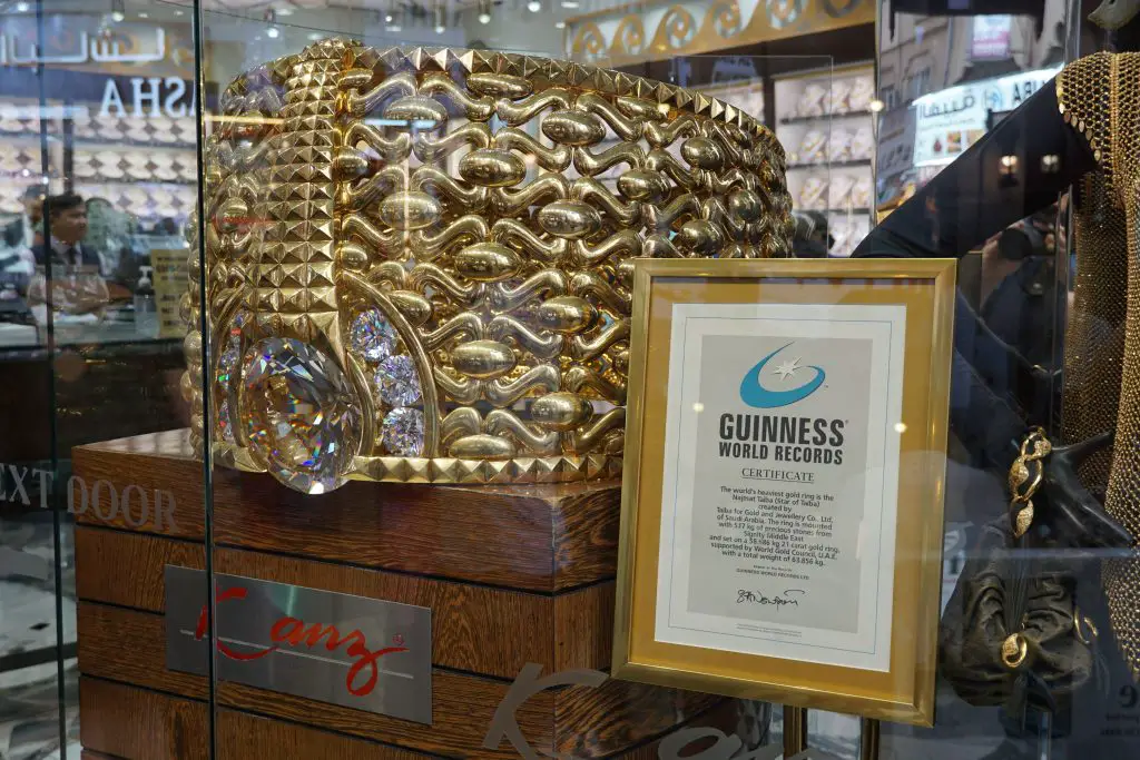 Größter Goldring der Welt Dubai Gold Souk