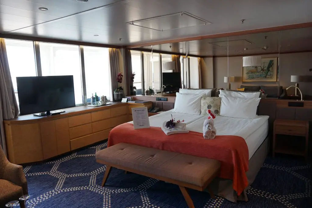 Suite mit Balkon auf dem Kreuzfahrtschiff Vasco Da Gama