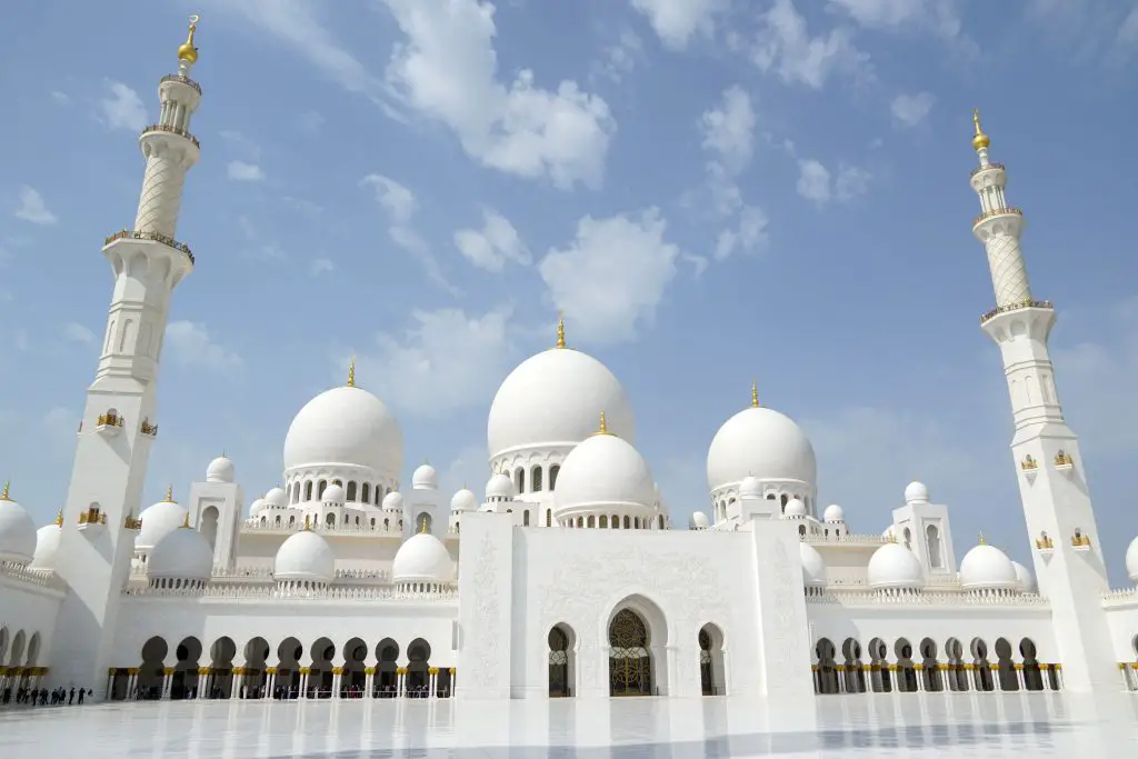 Sheikh Zayed Moschee in Abu Dhabi