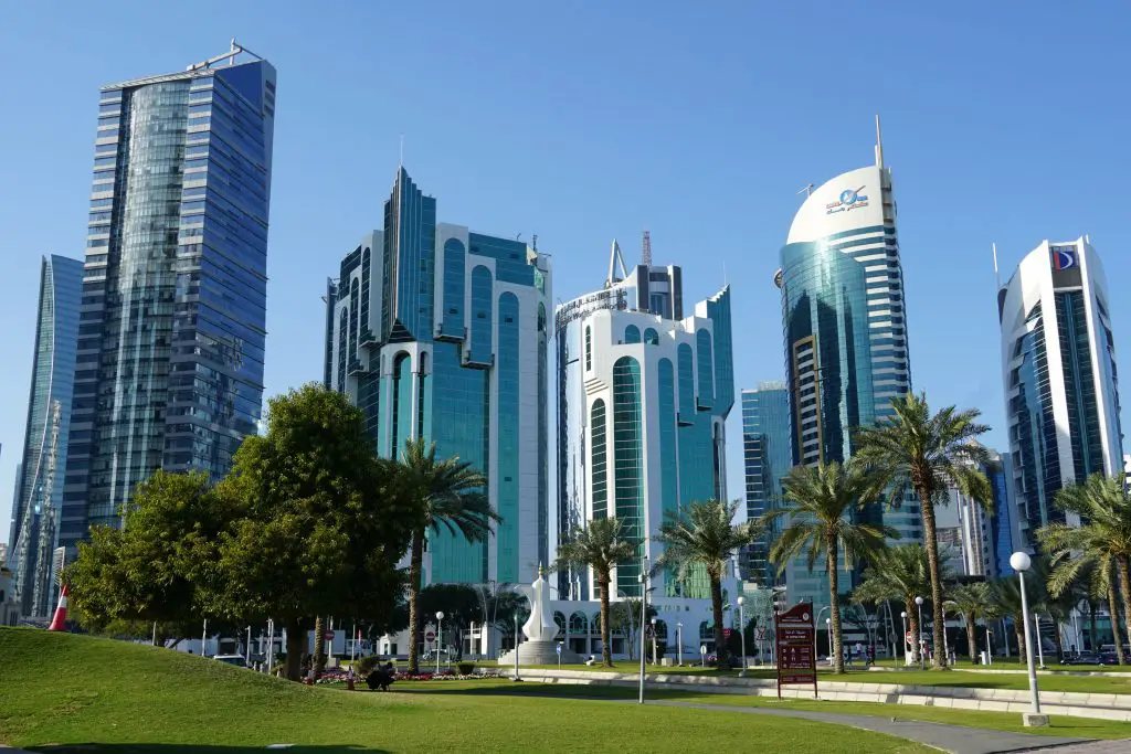 Skyline in Doha Katar