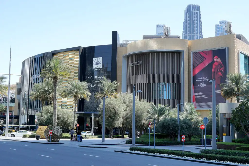Dubai Mall von außen