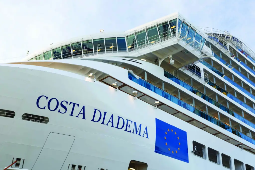 Das Kreuzfahrtschiff Costa Diadema